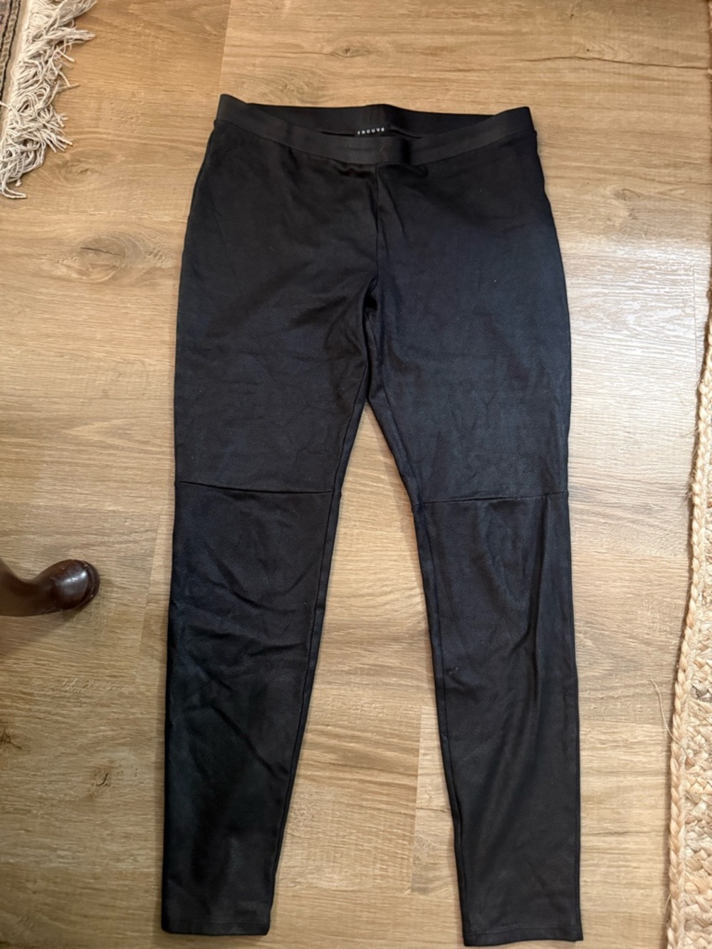 Trouvé Faux Leather Moto Leggings